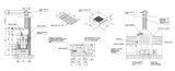【CAD Details】Chimney CAD Details - Architecture Autocad Blocks,CAD Details,CAD Drawings,3D Models,PSD,Vector,Sketchup Download