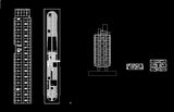 【World Famous Architecture CAD Drawings】Unité d'Habitation-Le Corbusier - Architecture Autocad Blocks,CAD Details,CAD Drawings,3D Models,PSD,Vector,Sketchup Download