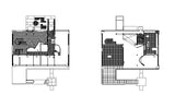 【World Famous Architecture CAD Drawings】Le Corbusier- Villa Stein - Architecture Autocad Blocks,CAD Details,CAD Drawings,3D Models,PSD,Vector,Sketchup Download