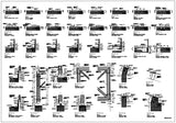 【CAD Details】35 type of plumbing detail and sections in cad drawing - Architecture Autocad Blocks,CAD Details,CAD Drawings,3D Models,PSD,Vector,Sketchup Download