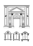 ★Architecture Decorative CAD Blocks V.1-☆Architectural decorative elements - Architecture Autocad Blocks,CAD Details,CAD Drawings,3D Models,PSD,Vector,Sketchup Download