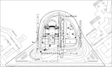 【Architecture CAD Projects】Cultural Center Design CAD Blocks,Plans,Layout V2