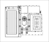 【Architecture CAD Projects】Stadium Design-Swimming pool CAD Blocks,Plans,Layout V5