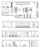【Architecture CAD Projects】Hair Salon CAD plan CAD Blocks - Architecture Autocad Blocks,CAD Details,CAD Drawings,3D Models,PSD,Vector,Sketchup Download