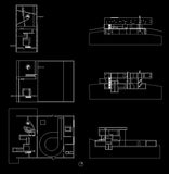 【World Famous Architecture CAD Drawings】Maison Bordeaux -OMA - Architecture Autocad Blocks,CAD Details,CAD Drawings,3D Models,PSD,Vector,Sketchup Download