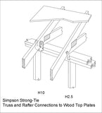 ★Free CAD Details-Truss & Rafter Connections (Iso) - Architecture Autocad Blocks,CAD Details,CAD Drawings,3D Models,PSD,Vector,Sketchup Download