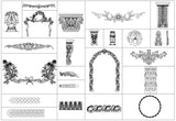 ★Architecture Decorative CAD Blocks Bundle V.8-☆Architectural Decorative Elements☆ - Architecture Autocad Blocks,CAD Details,CAD Drawings,3D Models,PSD,Vector,Sketchup Download