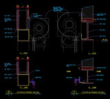 ★Free CAD Details-Door Details - Architecture Autocad Blocks,CAD Details,CAD Drawings,3D Models,PSD,Vector,Sketchup Download