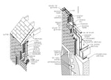 【Architecture Details】Typical Brick Stud Wall (ISO) - Architecture Autocad Blocks,CAD Details,CAD Drawings,3D Models,PSD,Vector,Sketchup Download