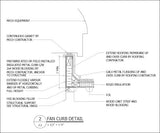 ★Free CAD Details-Fan Curb Detail - Architecture Autocad Blocks,CAD Details,CAD Drawings,3D Models,PSD,Vector,Sketchup Download