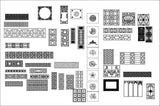 ★Architecture Decorative CAD Blocks Bundle V.14-☆Chinese Carved Elements☆ - Architecture Autocad Blocks,CAD Details,CAD Drawings,3D Models,PSD,Vector,Sketchup Download