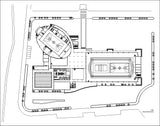 【Architecture CAD Projects】Stadium Design CAD Blocks,Plans,Layout V2