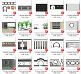 ★Sketchup 3D Models-Chinese Landscape Wall Sketchup Models - Architecture Autocad Blocks,CAD Details,CAD Drawings,3D Models,PSD,Vector,Sketchup Download