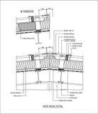 ★Free CAD Details-Roof Ridge Detail - Architecture Autocad Blocks,CAD Details,CAD Drawings,3D Models,PSD,Vector,Sketchup Download