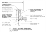 ★Free CAD Details-HVAC & ERV Unit Curb Detail - Architecture Autocad Blocks,CAD Details,CAD Drawings,3D Models,PSD,Vector,Sketchup Download