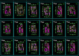 ★【85 Residential Layout Plans CAD Drawings】 - Architecture Autocad Blocks,CAD Details,CAD Drawings,3D Models,PSD,Vector,Sketchup Download