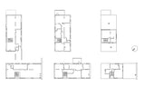 【World Famous Architecture CAD Drawings】Le Corbusier - Projects - Maison de week-end Jaoul - Architecture Autocad Blocks,CAD Details,CAD Drawings,3D Models,PSD,Vector,Sketchup Download