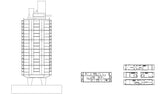 【World Famous Architecture CAD Drawings】Unité d'Habitation-Le Corbusier - Architecture Autocad Blocks,CAD Details,CAD Drawings,3D Models,PSD,Vector,Sketchup Download