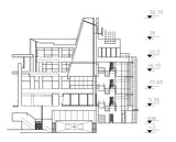 【World Famous Architecture CAD Drawings】Richard Maier-Centro internacional - Architecture Autocad Blocks,CAD Details,CAD Drawings,3D Models,PSD,Vector,Sketchup Download