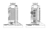 【Famous Architecture Project】Mesiniaga Tower-Ken Yeang-Architectural CAD Drawings - Architecture Autocad Blocks,CAD Details,CAD Drawings,3D Models,PSD,Vector,Sketchup Download