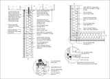 【Architecture Details】Roof & Wall Section Details - Architecture Autocad Blocks,CAD Details,CAD Drawings,3D Models,PSD,Vector,Sketchup Download