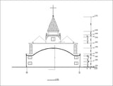 【Architecture CAD Projects】Church Architecture Design CAD Blocks,Plans,Layout V1