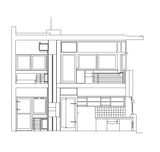 【World Famous Architecture CAD Drawings】Schroder House-Gerrit Rietveld - Architecture Autocad Blocks,CAD Details,CAD Drawings,3D Models,PSD,Vector,Sketchup Download