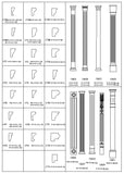 ★Architecture Decorative CAD Blocks V.1-☆Architectural decorative elements - Architecture Autocad Blocks,CAD Details,CAD Drawings,3D Models,PSD,Vector,Sketchup Download