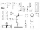 ★Architecture Decorative CAD Blocks Bundle V.15-☆Hardware blocks☆ - Architecture Autocad Blocks,CAD Details,CAD Drawings,3D Models,PSD,Vector,Sketchup Download