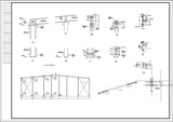 【Architecture CAD Projects】Steel Structure Design CAD Blocks,Plans,Layout