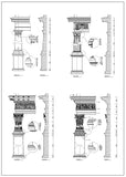 ★Architecture Decorative CAD Blocks V.2-☆Architectural decorative elements - Architecture Autocad Blocks,CAD Details,CAD Drawings,3D Models,PSD,Vector,Sketchup Download