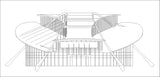 【Architecture CAD Projects】Stadium Design CAD Blocks,Plans,Layout V4