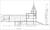 【Architecture CAD Projects】Church Architecture Design CAD Blocks,Plans,Layout V1