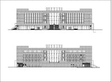 【Architecture CAD Projects】Cultural Center Design CAD Blocks,Plans,Layout V3