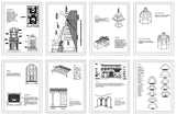 ★Architecture Decorative CAD Blocks V.9-☆Architectural Decorative Elements - Architecture Autocad Blocks,CAD Details,CAD Drawings,3D Models,PSD,Vector,Sketchup Download