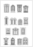 ★Architecture Decorative CAD Blocks V.7-☆Architectural decorative door and windows - Architecture Autocad Blocks,CAD Details,CAD Drawings,3D Models,PSD,Vector,Sketchup Download
