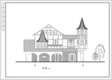 【Architecture CAD Projects】Dream French Town Architecture Design CAD Blocks,Plans,Layout