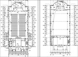 【Architecture CAD Projects】Church Architecture Design CAD Blocks,Plans,Layout V2