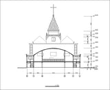 【Architecture CAD Projects】Church Architecture Design CAD Blocks,Plans,Layout V1