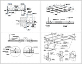 【Ceiling Details】Ceiling Design Details 1 - Architecture Autocad Blocks,CAD Details,CAD Drawings,3D Models,PSD,Vector,Sketchup Download