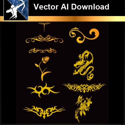 ★Vector Download AI-Tatoo Design Vector V.2 - Architecture Autocad Blocks,CAD Details,CAD Drawings,3D Models,PSD,Vector,Sketchup Download