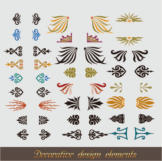 ★Best Vintage Design EPS cliparts collection V27,elegant design,vintage pattern,vector,eps,vintage design