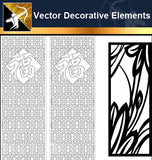 ★Free Vector Decoration Design Elements V.14-Download Illustration AI Vector Files - Architecture Autocad Blocks,CAD Details,CAD Drawings,3D Models,PSD,Vector,Sketchup Download